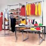Garment display racks to showcase clothing